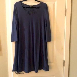 ❤️Allison Brittney❤️ midi dress in cornflower blue